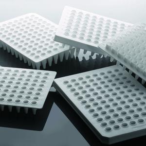 0.1ml 96 Well PCR Plate, Semi Skirt, White