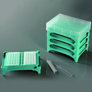 PCR Tube Rack, 96 well (8*12), individual cap